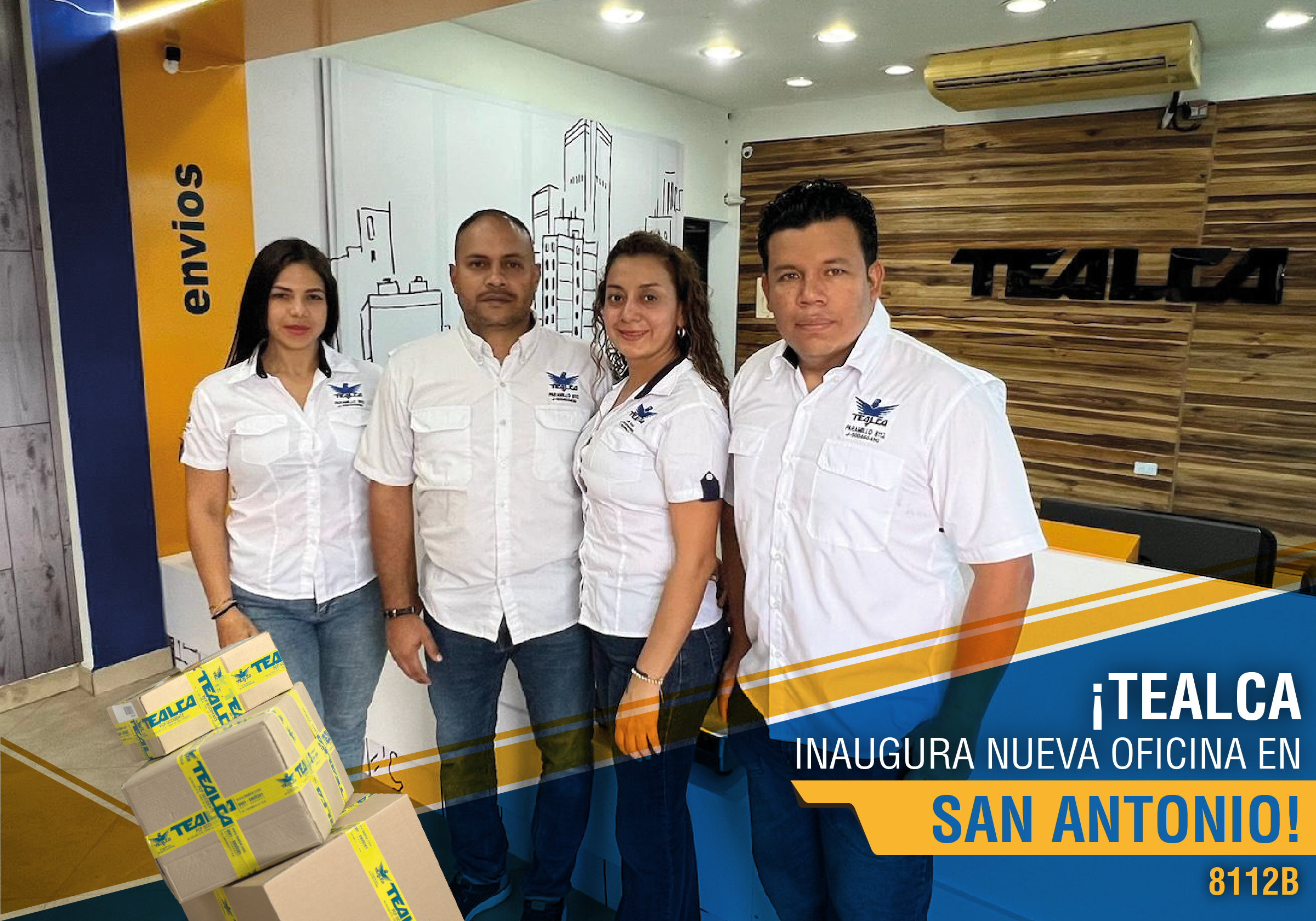 ): Oficina de TEALCA en San Antonio del Táchira especializada en encomiendas y transporte de carga pesada en la frontera.